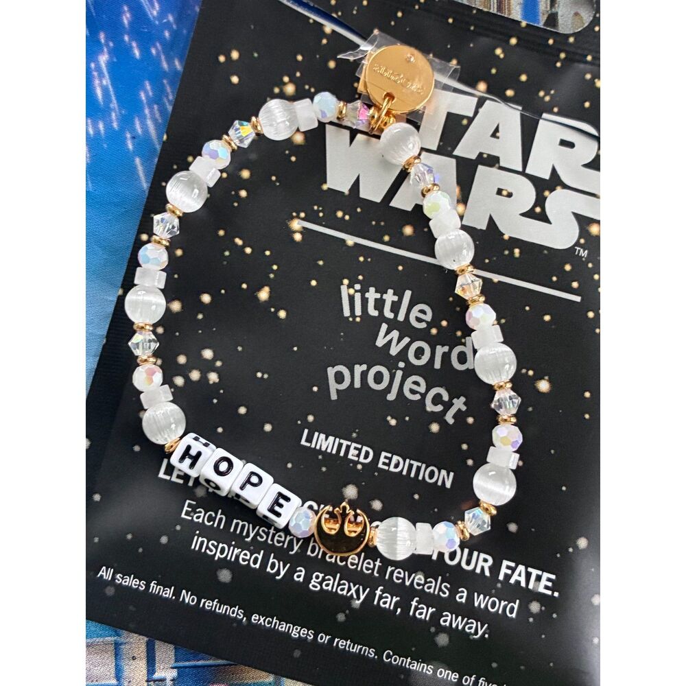 Disney Star Wars Little Words Project HOPE Mystery bracelet Limited Edition!